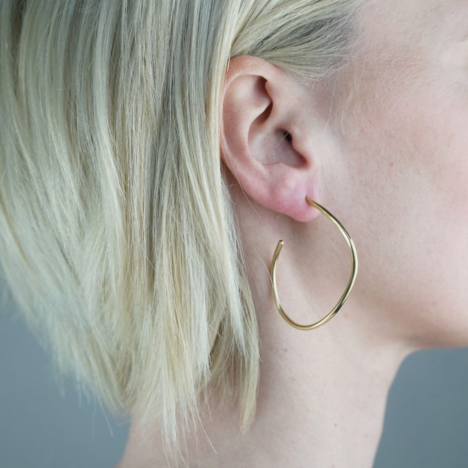 Pirouette Hoops - Gold