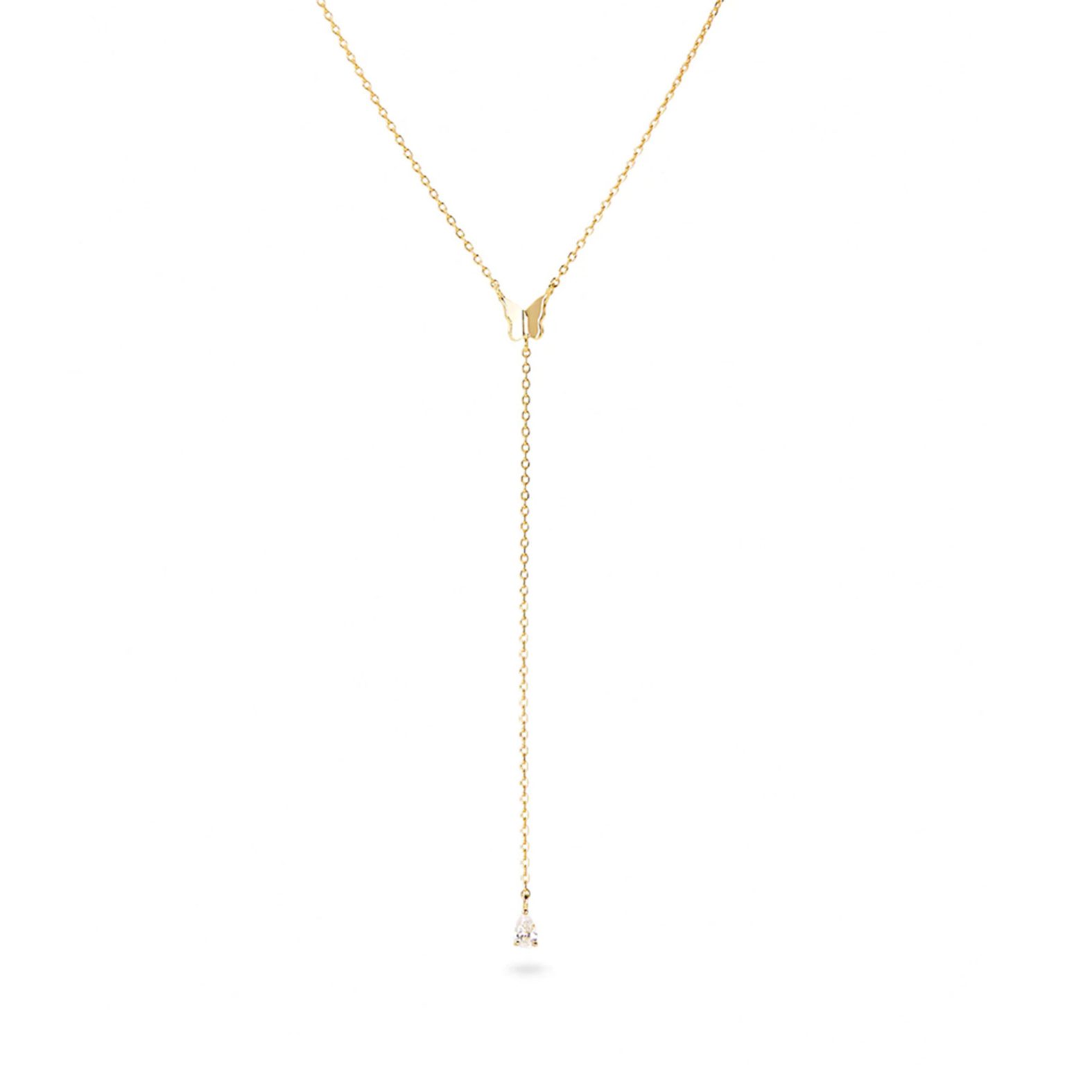 Butterfly Lariat Necklace