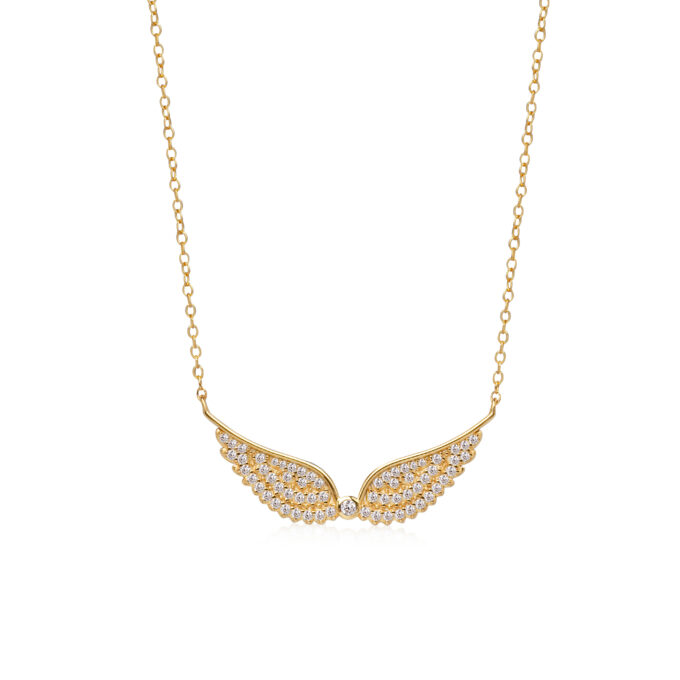 Angel Wings Necklace - Gold