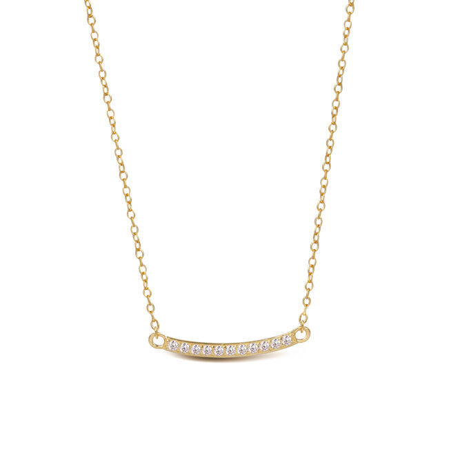 Bar Necklace - Gold