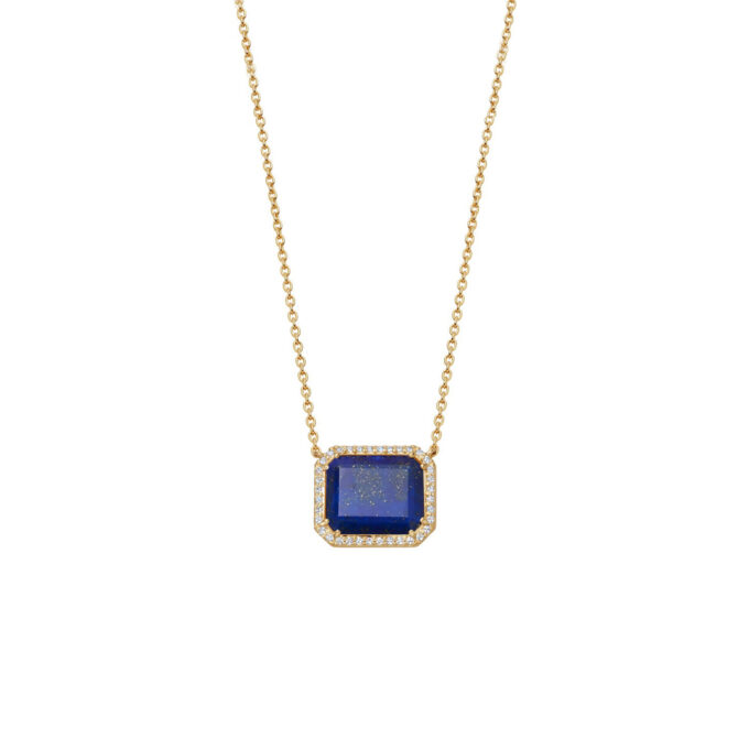 Lapis Lazuli Haute Necklace - Gold