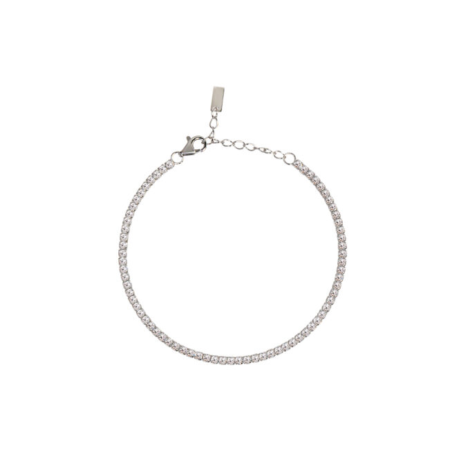 Tennis Mini Bracelet - Silver